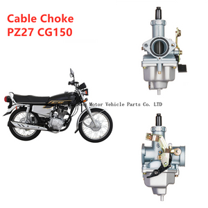 Carburateur de moto Honda PZ27 starter à câble CG150 150cc 250cc