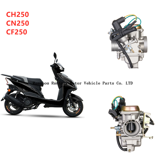 Carburateur Honda CN250 CH250 CF250 Elite Helix Scooter
